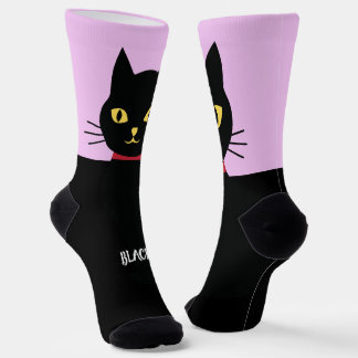 Calcetines Black Cat Socks Gift for Cat Lovers