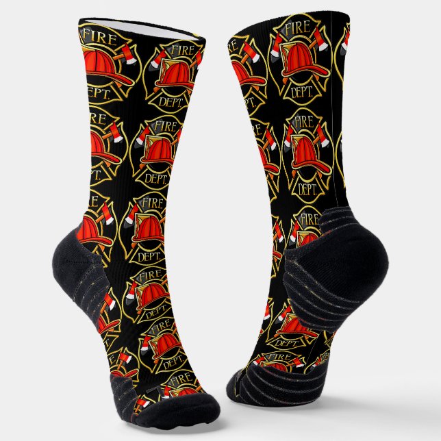 Calcetines Black Emblem Fire and Rescue (Angular)