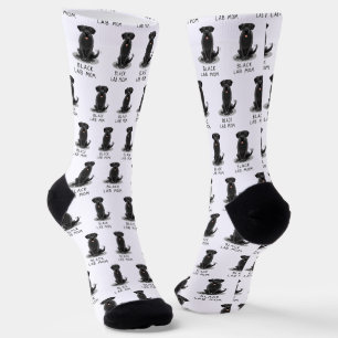 Calcetines Black Lab Mom (Labrador Retriever Mom)