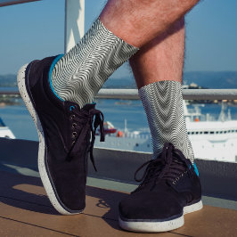 Calcetines Black & White Moiré Stripes Guay Trippy Resumen