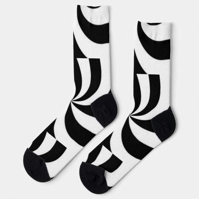 Calcetines Blanco y negro  (Izquierda)