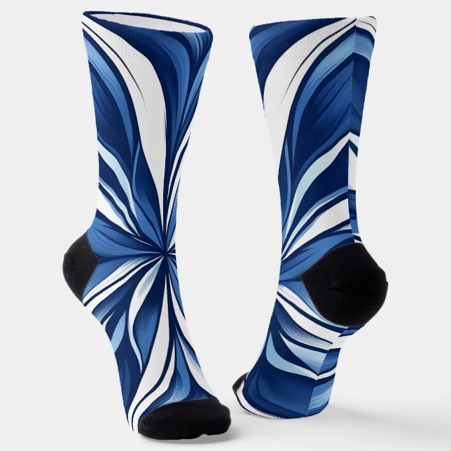 Calcetines Blue Bliss Orgánico Floral (Angular)
