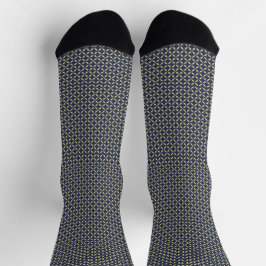 Calcetines Blue Grid Socks for Bold Everyday Style