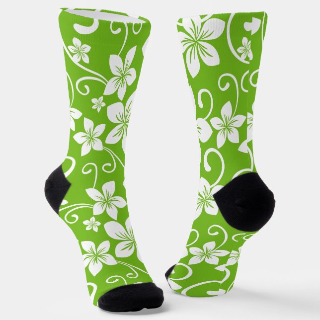 CALCETINES BLUE HAWAII (LIME) (Angular)