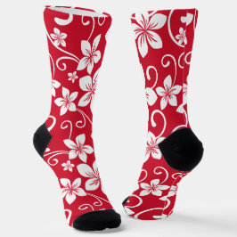 CALCETINES BLUE HAWAII (RED)