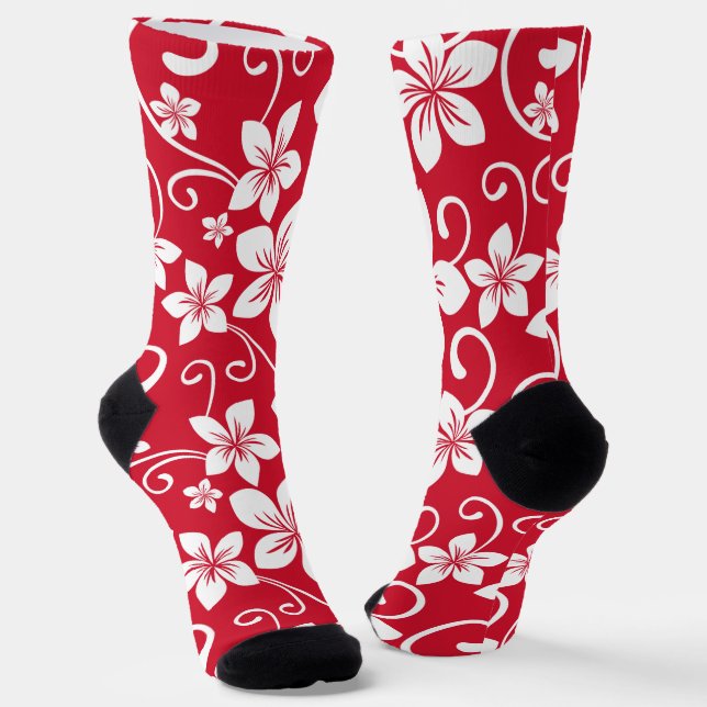 CALCETINES BLUE HAWAII (RED) (Angular)