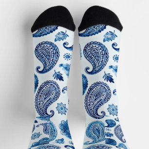 Calcetines Blue Paisley para mujeres