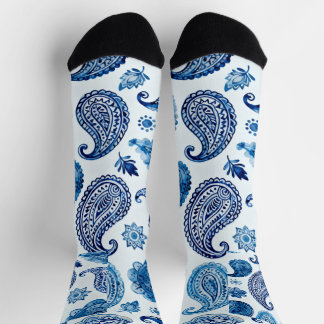 Calcetines Blue Paisley para mujeres