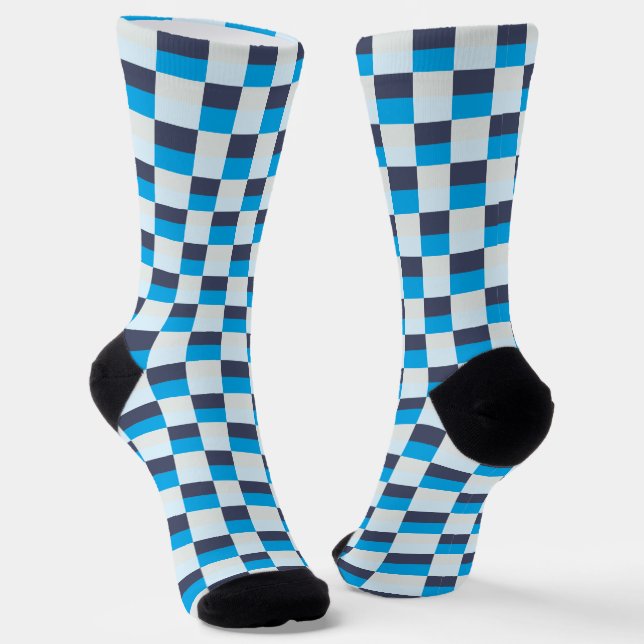 Calcetines Blue pattern of Gray and Blue (Angular)