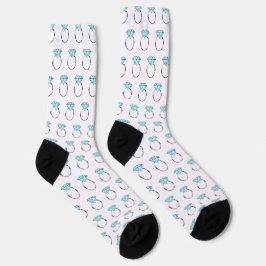 Calcetines Boda de diamantes Ring Pattern Brie