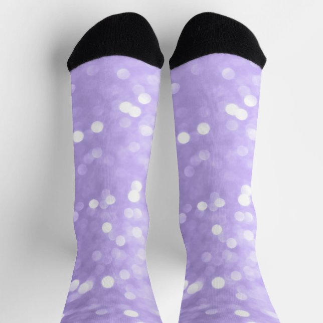 Calcetines Bokek brillante púrpura ultravioleta Resumen (Arriba)