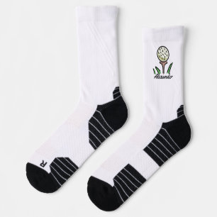 Calcetines Bolas de golf de gran tamaño Tees de oro personali