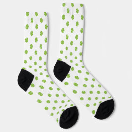 Calcetines Bolas de tenis verdes y blancas
