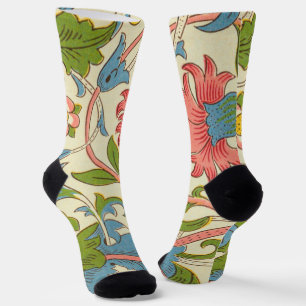 Calcetines Bonito patrón victoriano moderno retro rústico