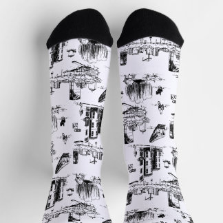 Calcetines Boston Toile Black and White