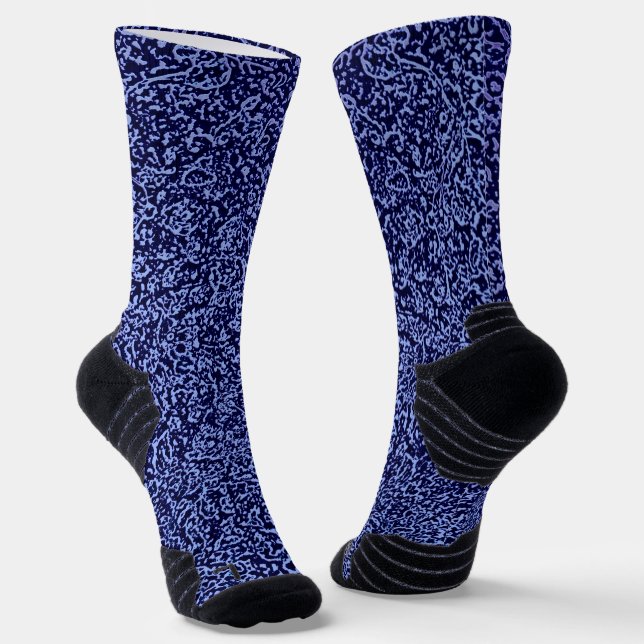 Calcetines Botanical Pattern in Blue 1 (Angular)