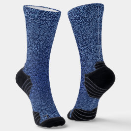 Calcetines Botanical Pattern in Blue 2