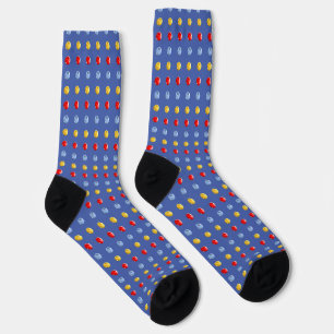 Calcetines Botones de vidrio