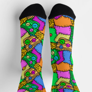 Calcetines Botones y papeletas Halloween