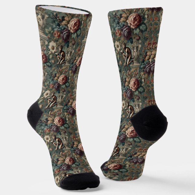 Calcetines Bow - Tapiz gótico victoriano (Angular)