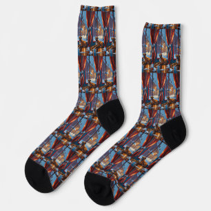 Calcetines Boxeador con Luces de Navidad Fiesta