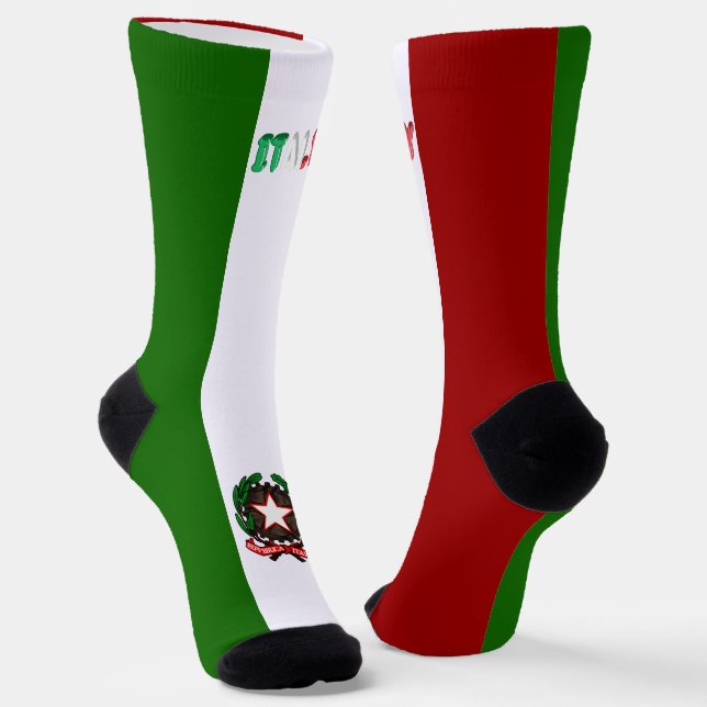 Calcetines Brazos de la bandera italiana (Angular)