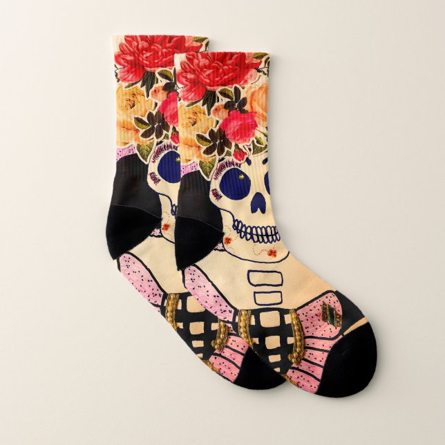 Calcetines Bright Calavera Catrina (Par)