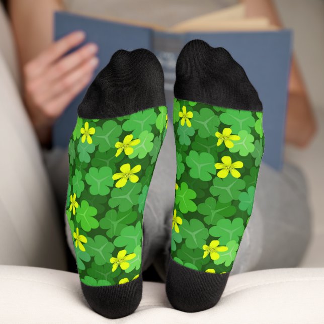 Calcetines Bright Green Shamrock Socks (Abajo)
