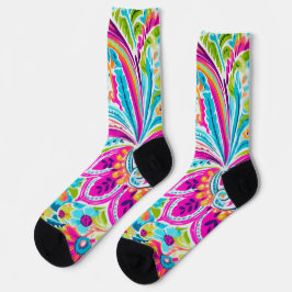Calcetines Bright Preppy Paisley