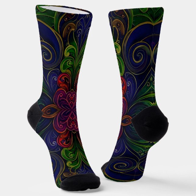 Calcetines Bright Socks Elaborate Seamless Patterns 0039302 (Angular)
