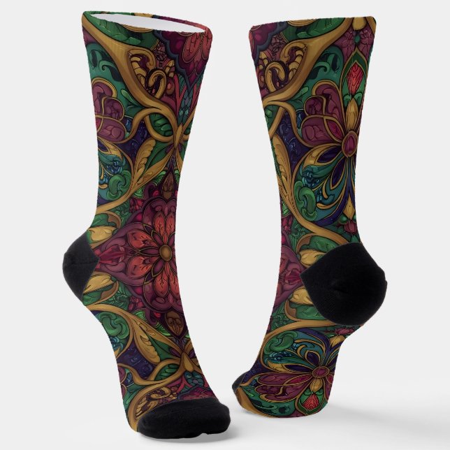 Calcetines Bright Socks Elaborate Seamless Patterns 0039326 (Angular)