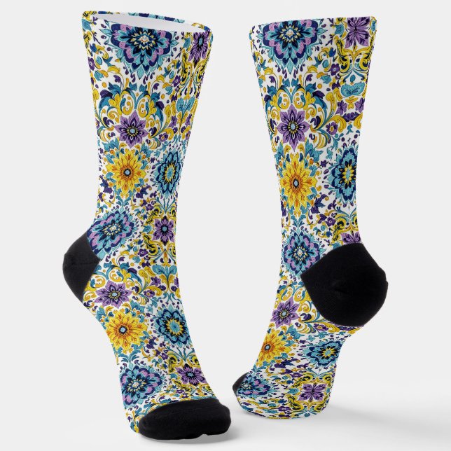 Calcetines Bright Socks Elaborate Seamless Patterns 0039350 (Angular)