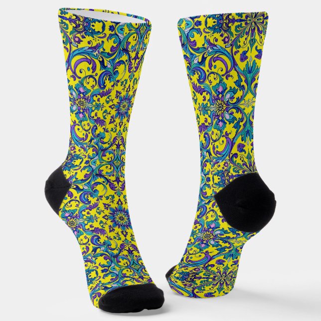 Calcetines Bright Socks Elaborate Seamless Patterns 0039355 (Angular)