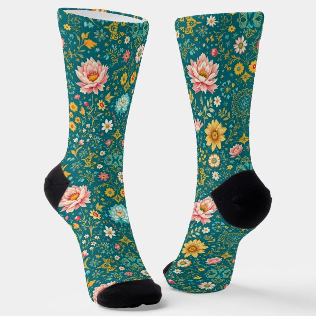 Calcetines Bright Socks Elaborate Seamless Patterns 0039370 (Angular)