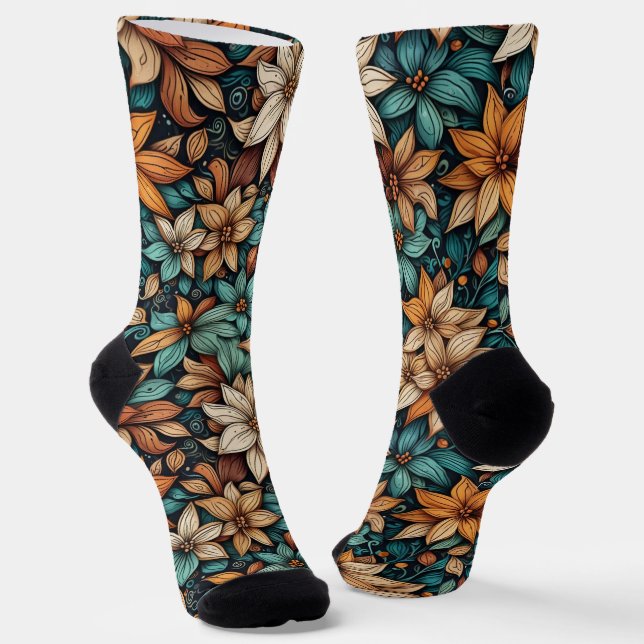 Calcetines Bright Socks Elaborate Seamless Patterns 0039397 (Angular)