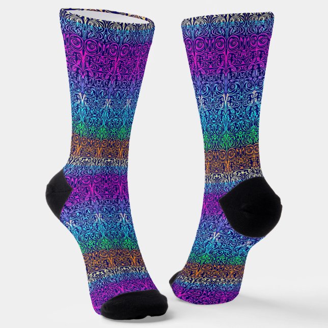 Calcetines Bright Socks Elaborate Seamless Patterns 0039408 (Angular)