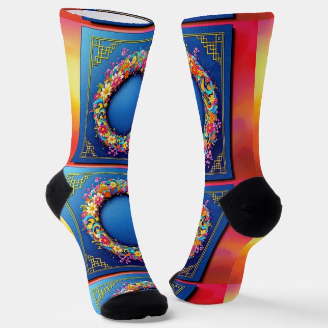 Calcetines Bright Socks Elaborate Seamless Patterns 0039410 (Angular)