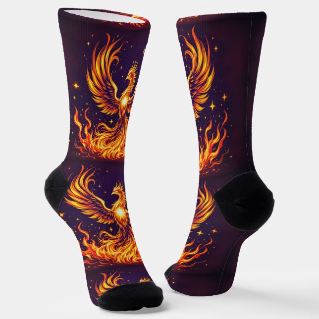 Calcetines Bright Socks Fire Bird Flames 0044017 (Angular)