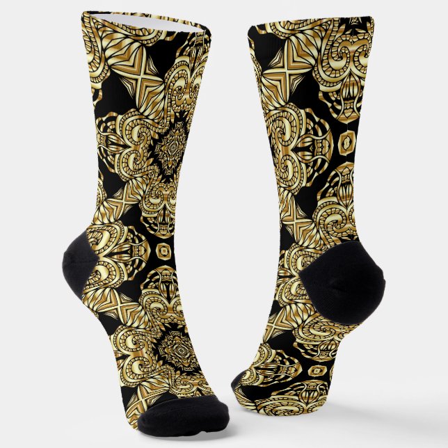 Calcetines Bright Socks Fractal Seamless Patterns 0041982 (Angular)