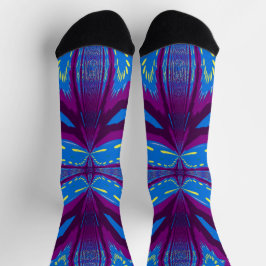 Calcetines Bright Socks Fractal Seamless Patterns 0042004