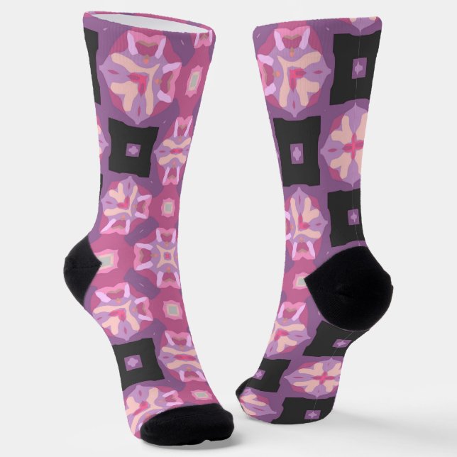 Calcetines Bright Socks Fractal Seamless Patterns 0042009 (Angular)