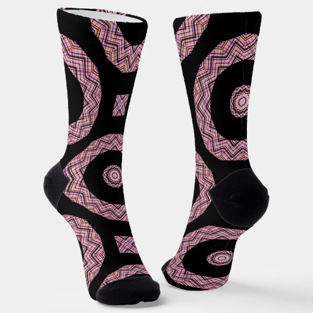 Calcetines Bright Socks Fractal Seamless Patterns 0042010 (Angular)
