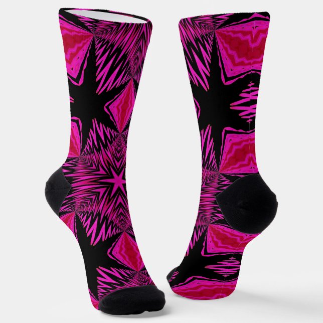Calcetines Bright Socks Fractal Seamless Patterns 0042011 (Angular)