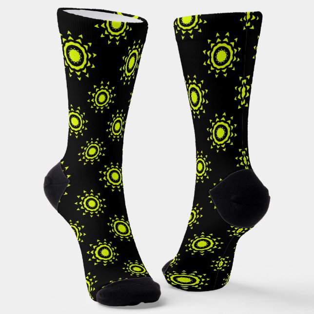 Calcetines Bright Socks Fractal Seamless Patterns 0042060 (Angular)