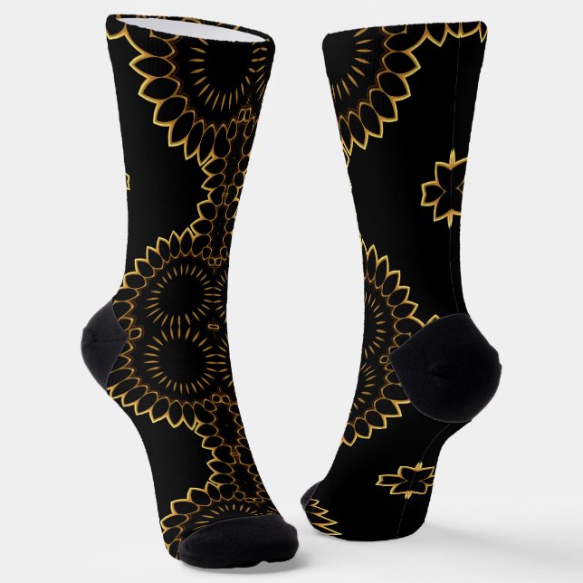 Calcetines Bright Socks Fractal Seamless Patterns 0042091 (Angular)