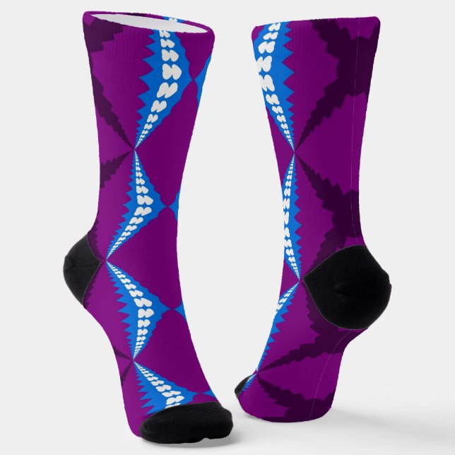 Calcetines Bright Socks Fractal Seamless Patterns 0042103 (Angular)