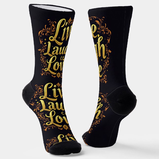 Calcetines Bright Socks Live Laugh Love 0044022 (Angular)