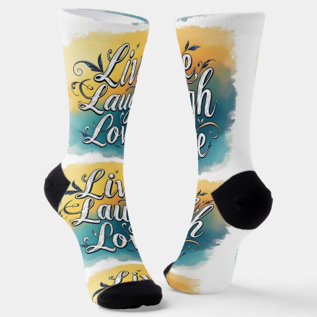 Calcetines Bright Socks Live Laugh Love 0044080 (Angular)