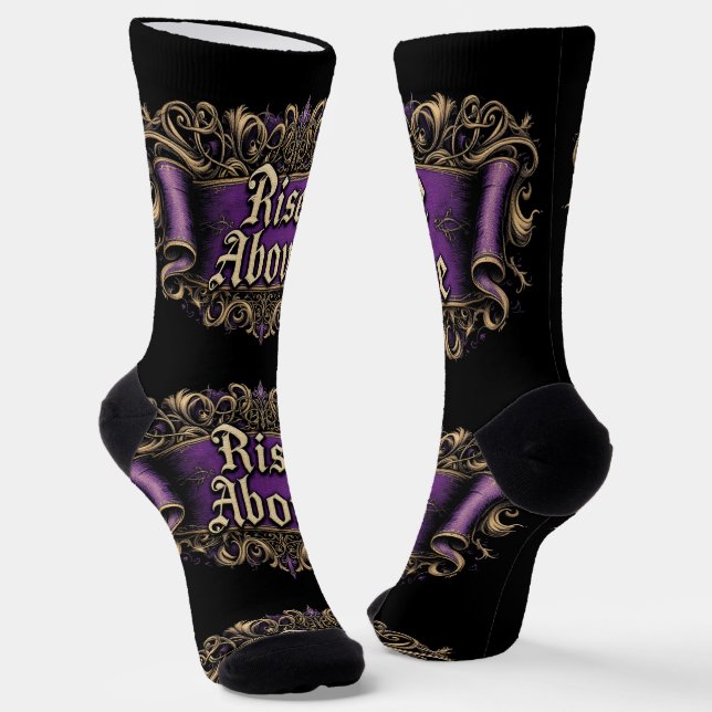 Calcetines Bright Socks Motivational Art Rise Above 0044008 (Angular)