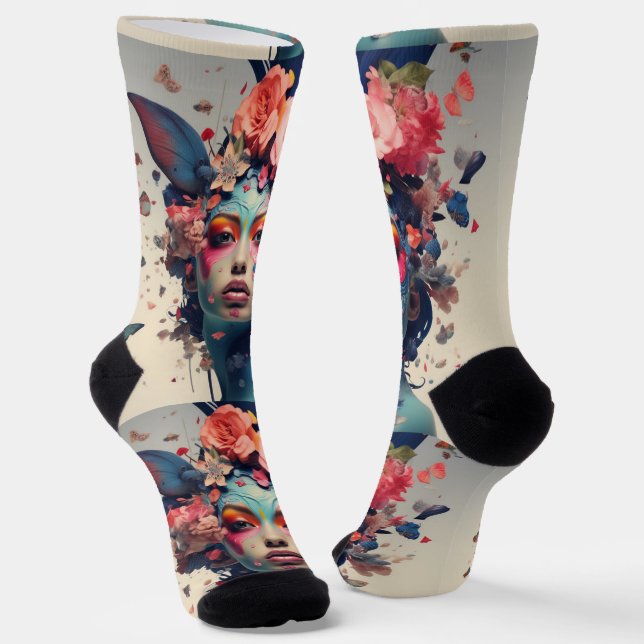 Calcetines Bright Socks Picture Art 0038504 (Angular)